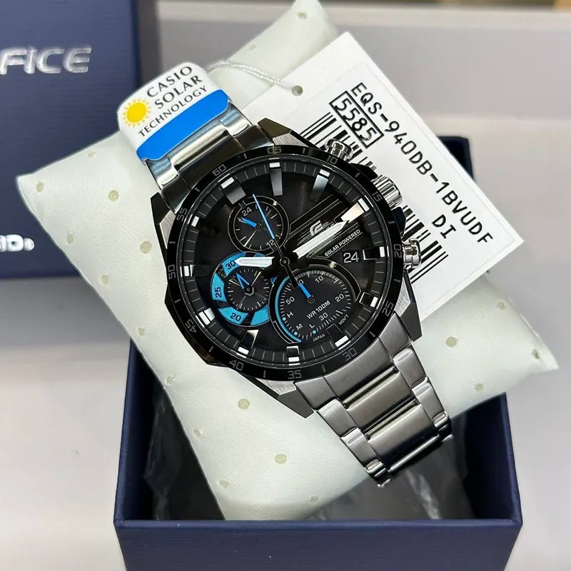 Casio Edifice Solar Powered Blue Men's Watch  EQS-940DB-1BV